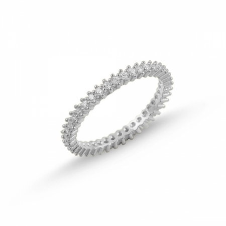 Inel argint 925 cu zirconii albe ITU0076 [0]